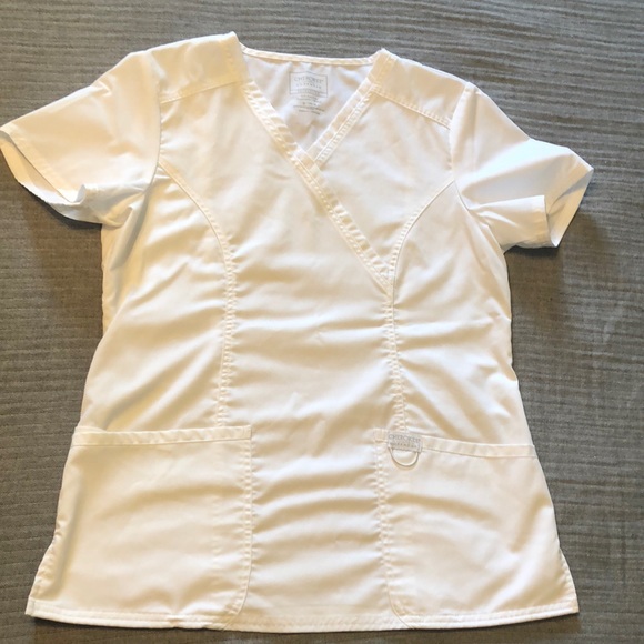Tops - White Cherokee Revolution scrub top size Small
